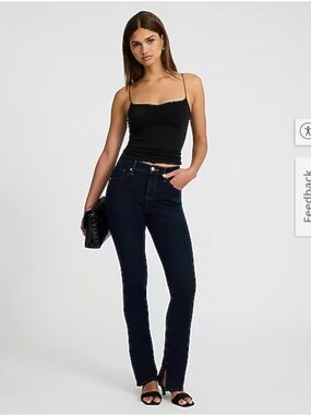 Express mid rise skyscraper dark wash jeans size 10S NWOT!